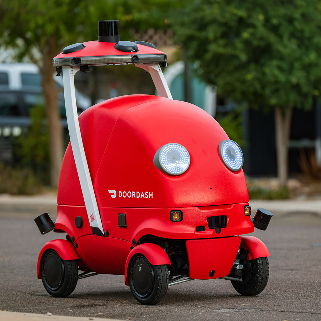 doordash leva comida via robô